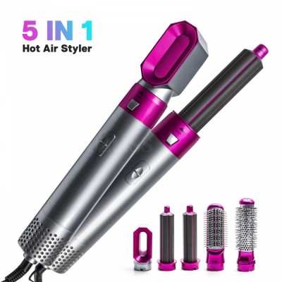 Multi Functional 5 In1 Hair Dryer Comb Hair Curling Straightener Hair Styling Curler Electric Air Iron Products